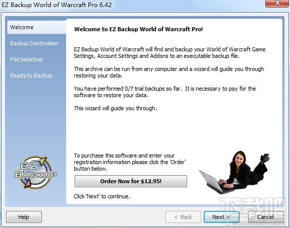 EZ Backup World of Warcraft Pro,EZ Backup World of Warcraft Pro下载,EZ Backup,游戏设置